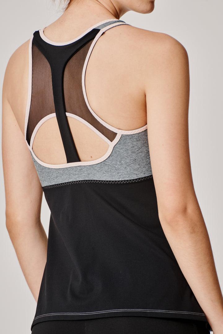 Sàpopa Classico Grey-Pink Tank Top Novità