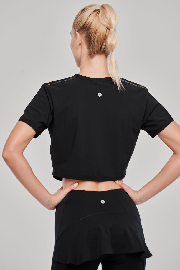Sàpopa Sapopa Black T Shirt Hotsell