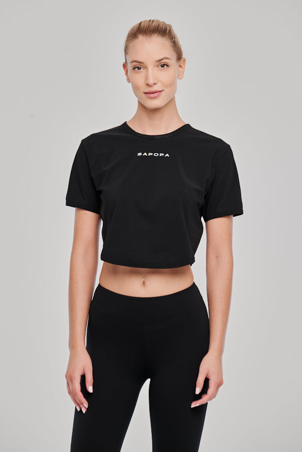 Sàpopa Sapopa Black T Shirt Hotsell