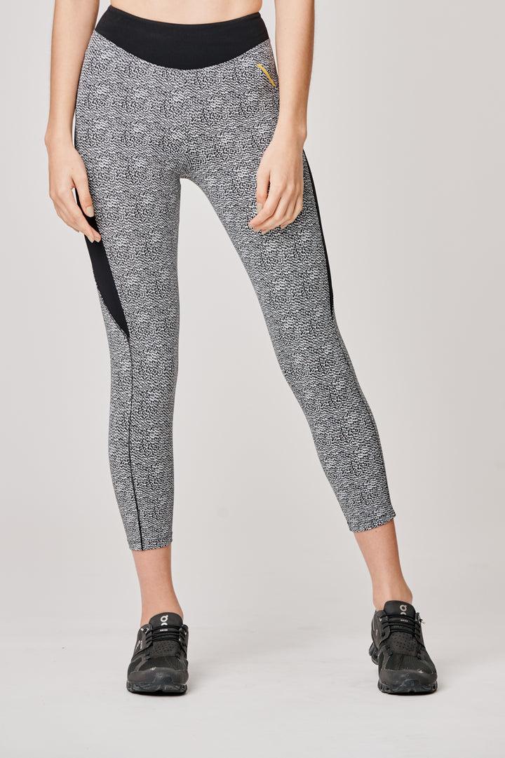 Sàpopa Valeria Crop Grey Bouclè Leggings Sottocosto
