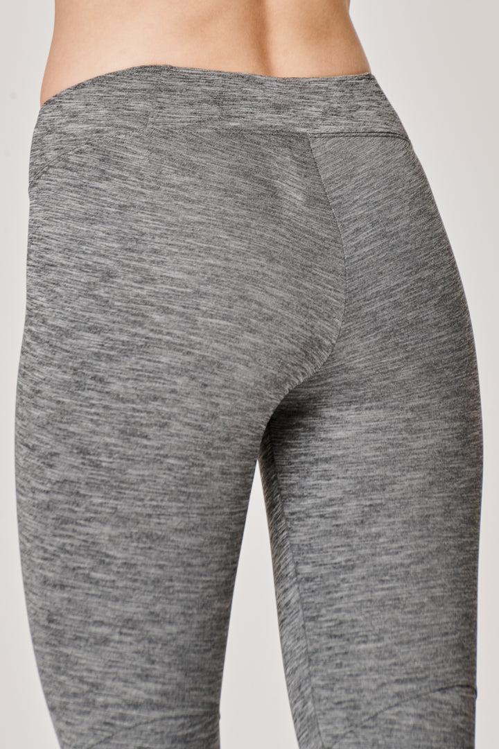 Sàpopa Vortice Grey Flare Leggings Economico