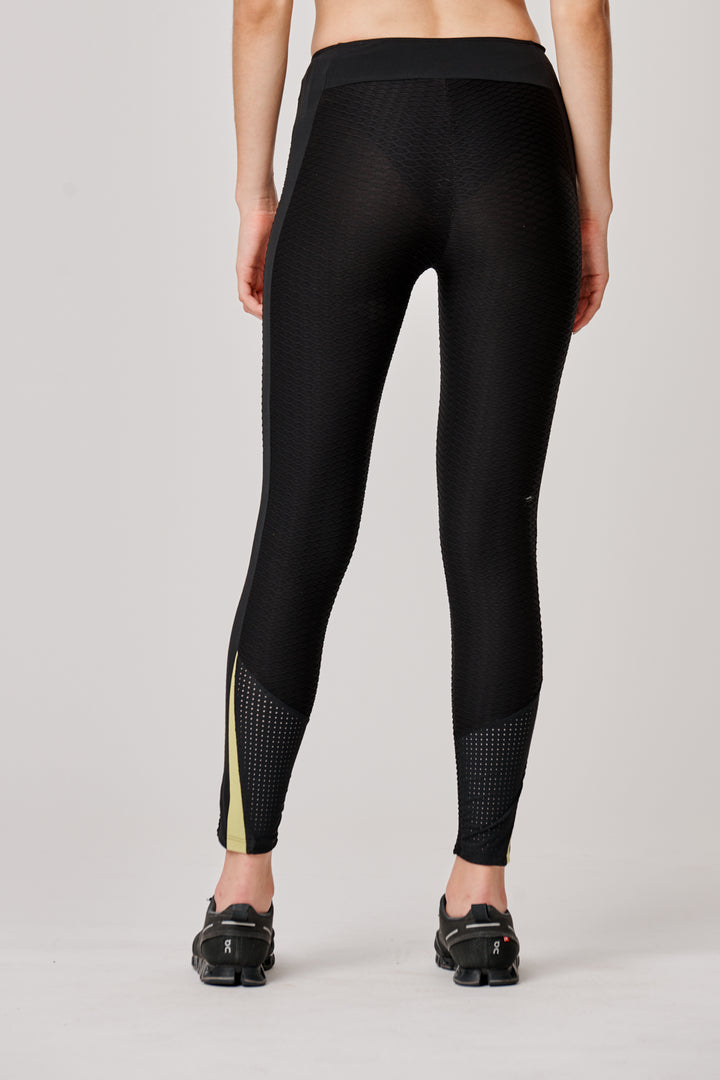 Sàpopa Lalla 3D Texture Yellow Leggings Online