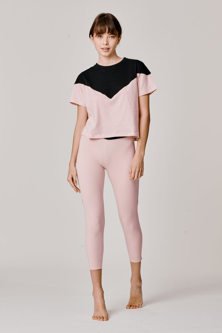 Sàpopa Valeria Crop Pink Leggings Hotsell
