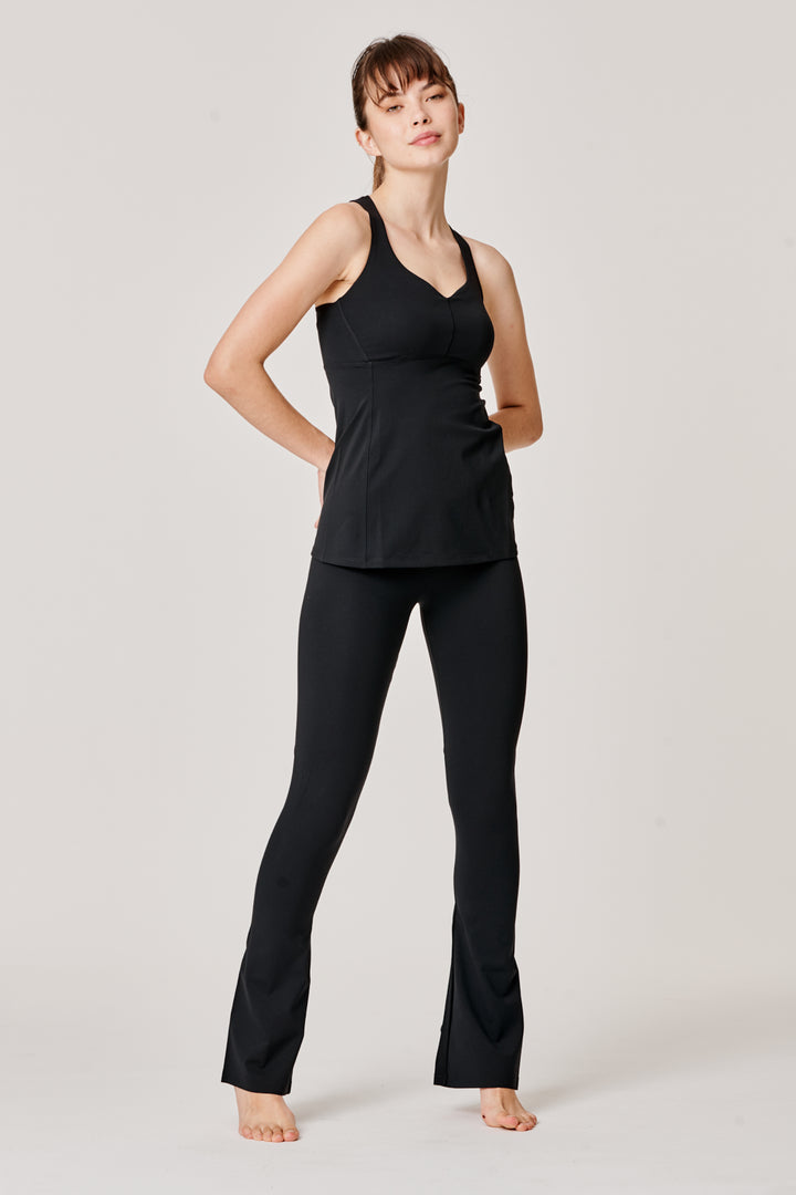 Sàpopa Pesca Black Tank Top Moda