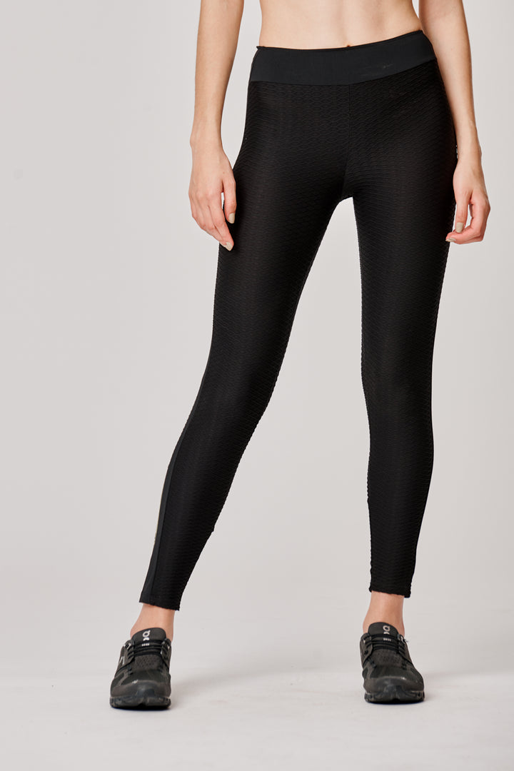 Sàpopa Lalla 3D Texture Yellow Leggings Qualità Garantita