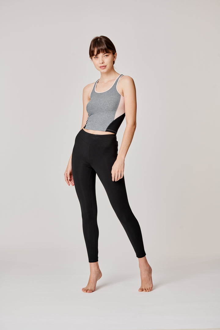Sàpopa Classy Grey-Pink Crop Top Hotsell