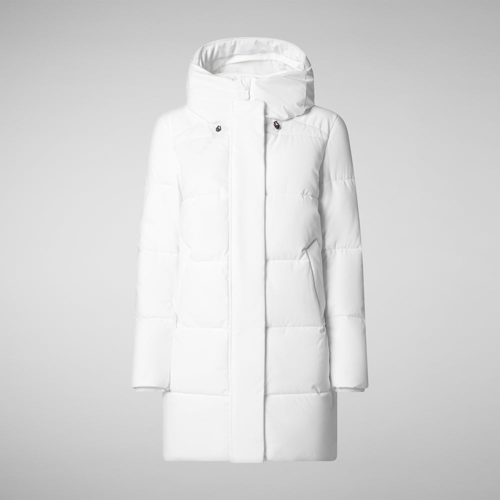 Save the duck PARKA DONNA CON CAPPUCCIO BETHANY WHITE Convenienza