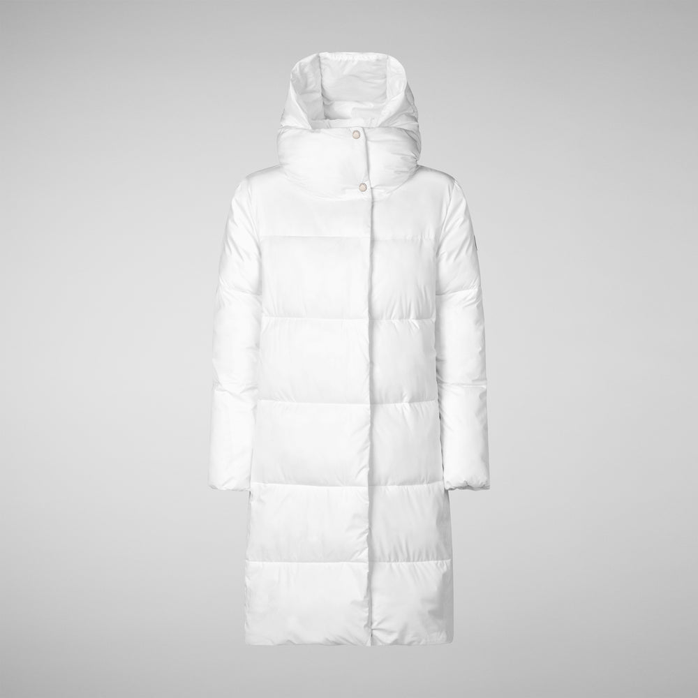 Save the duck PIUMINO ANIMAL FREE DONNA SIBYL WHITE In Vendita