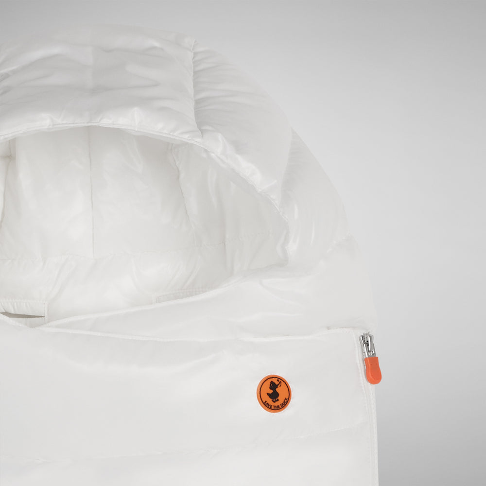 Save the duck SACCO NANNA NEONATO KAY IN OFF WHITE Offerte