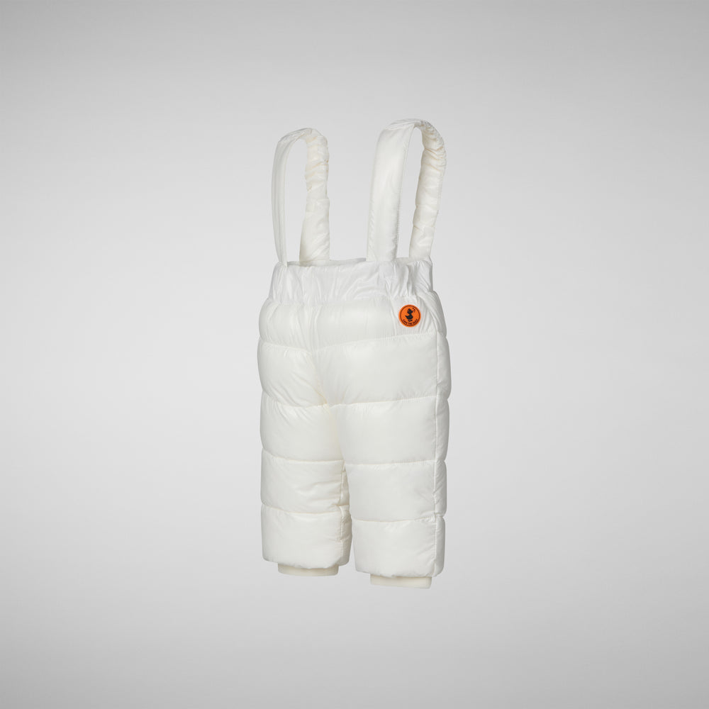 Save the duck SALOPETTE NEONATO ULMI IN OFF WHITE Vendita Economica