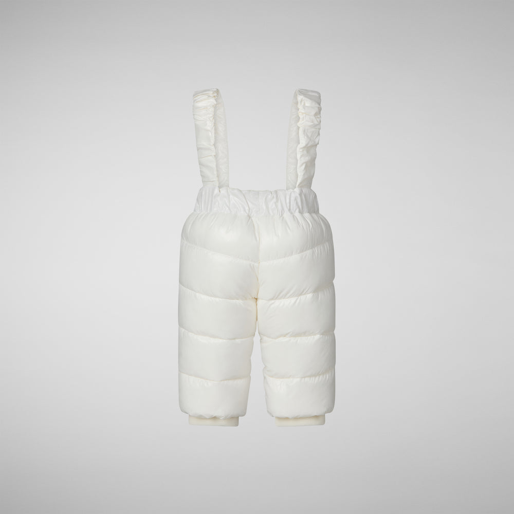 Save the duck SALOPETTE NEONATO ULMI IN OFF WHITE Vendita Economica