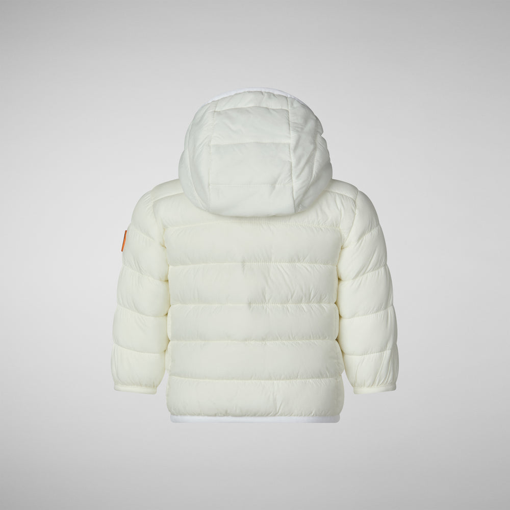 Save the duck PIUMINO ANIMAL FREE UNISEX WALLY BIANCO Vendite Flash