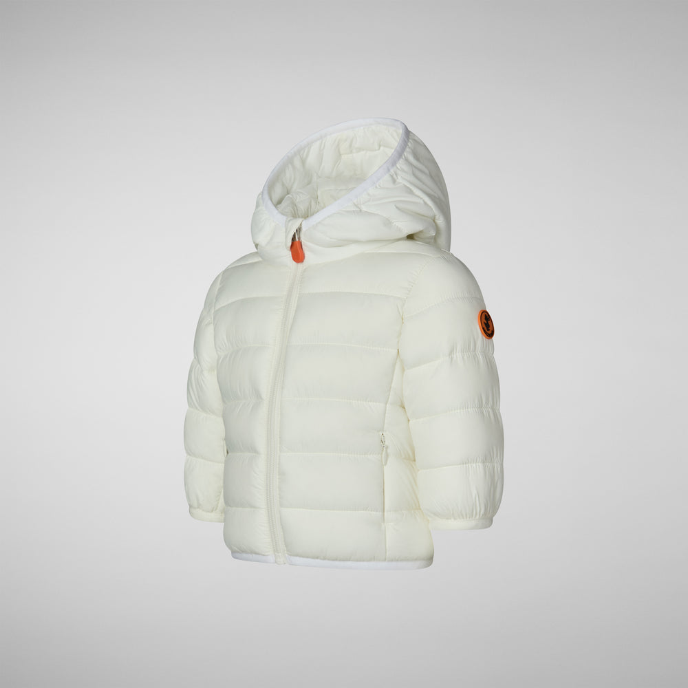 Save the duck PIUMINO ANIMAL FREE UNISEX WALLY BIANCO Vendite Flash