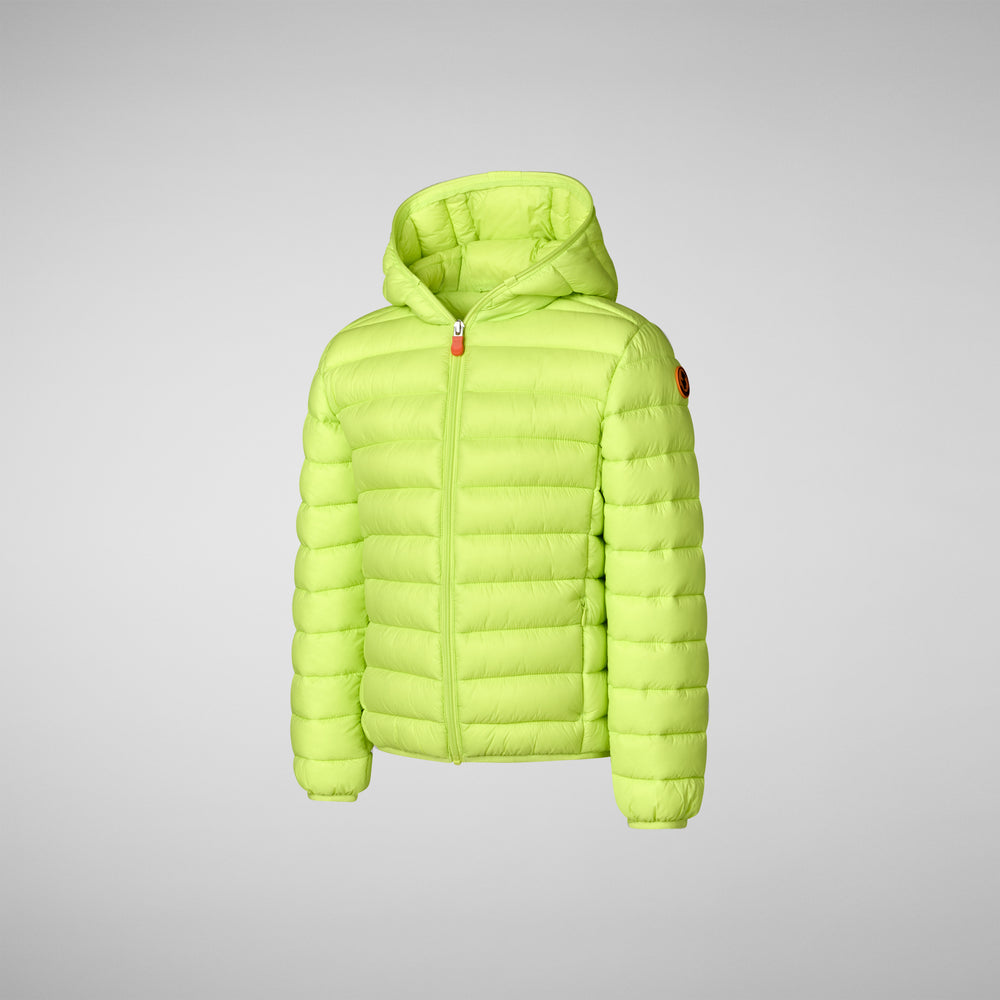 Save the duck PIUMINO ANIMAL FREE BAMBINO DONY VERDE LIME Qualità
