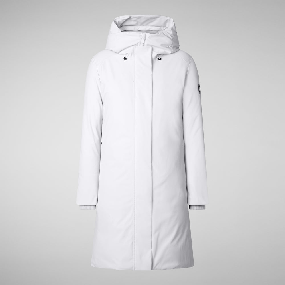 Save the duck PARKA DONNA CON CAPPUCCIO SIENNA GRIGIO NEBBIA Acquista Ora