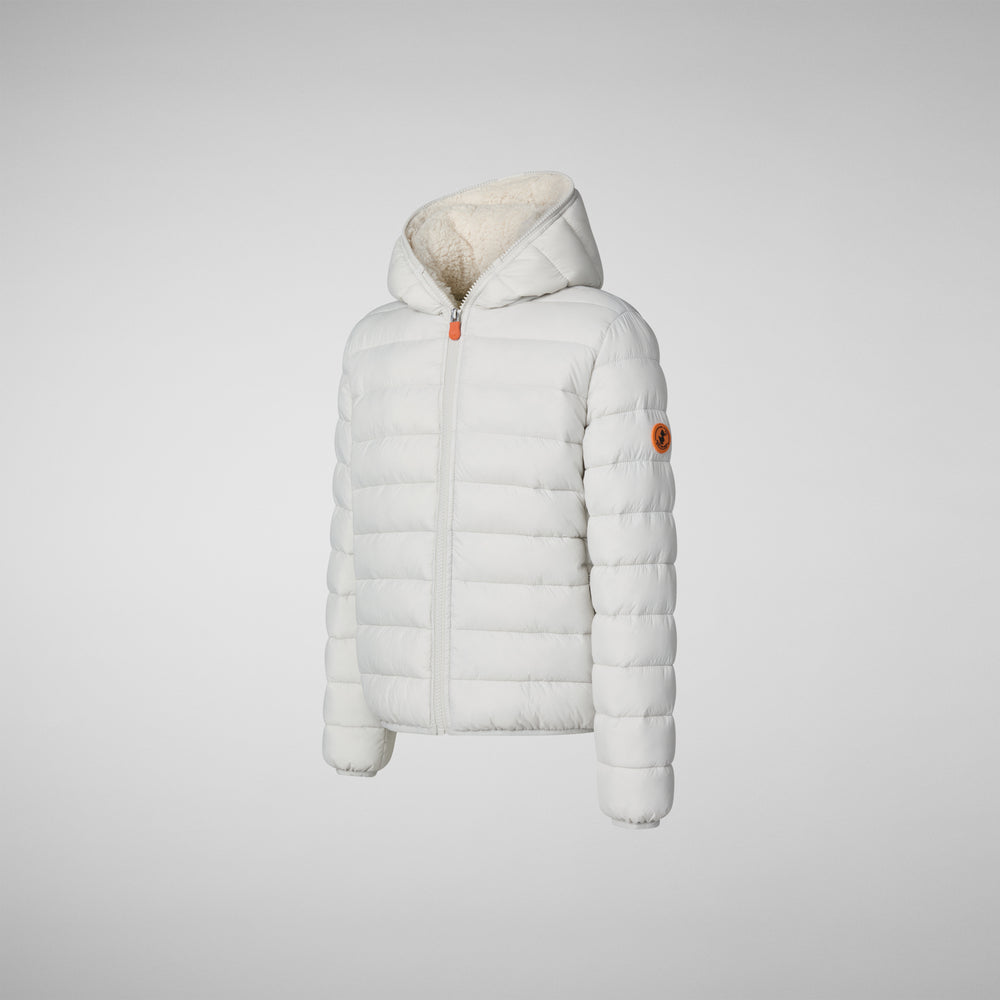 Save the duck PIUMINO ANIMAL FREE BAMBINA LECI GRIGIO NEBBIA Vendita Economica