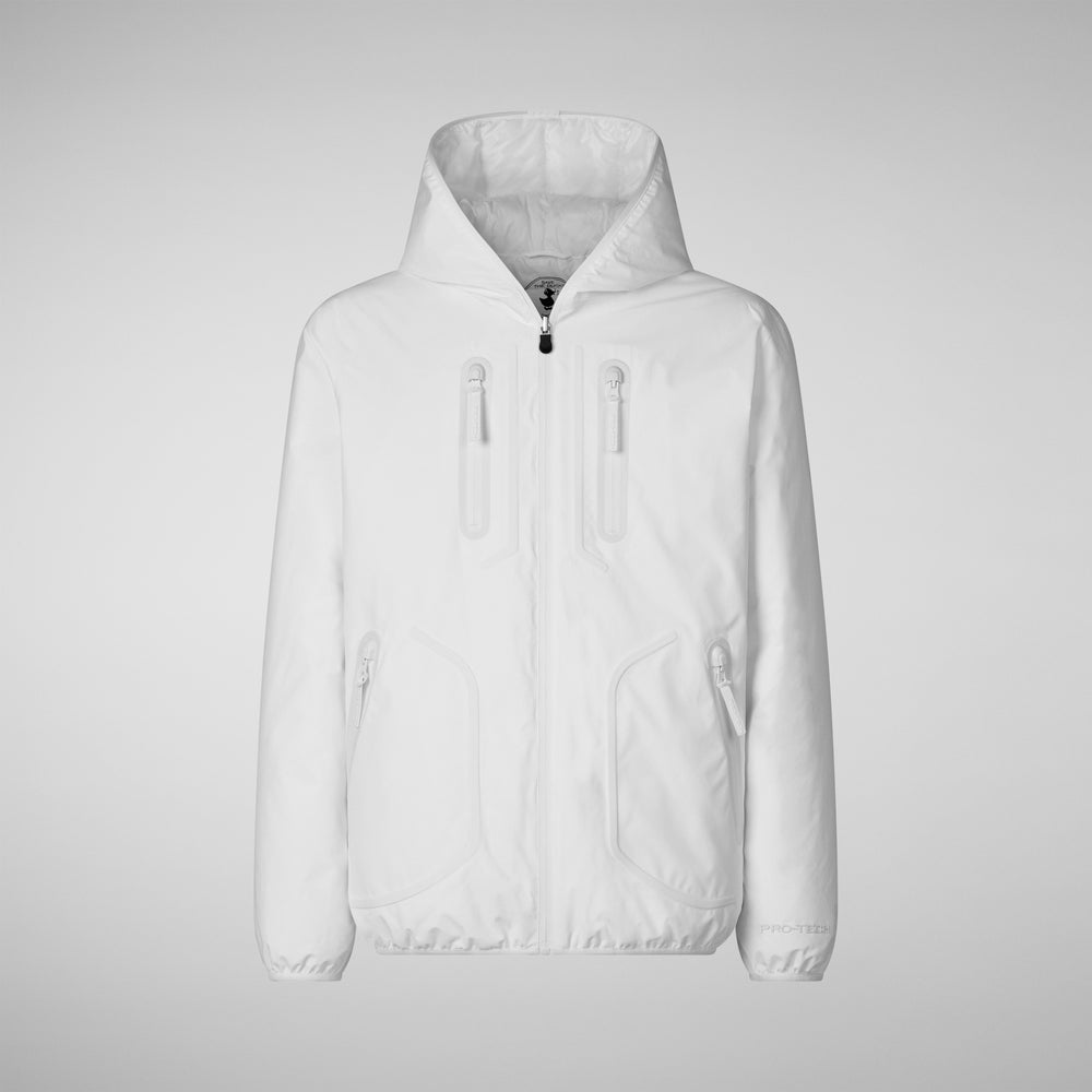 Save the duck PARKA UOMO BENEDICT IN WHITE Vendite Flash