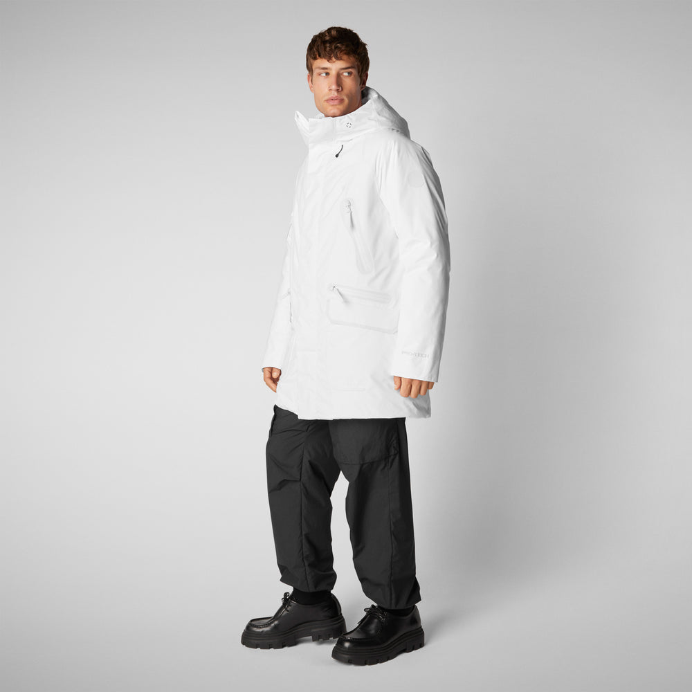 Save the duck PARKA UOMO HARVEY IN WHITE Negozio