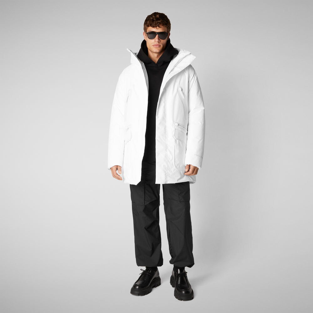 Save the duck PARKA UOMO HARVEY IN WHITE Negozio