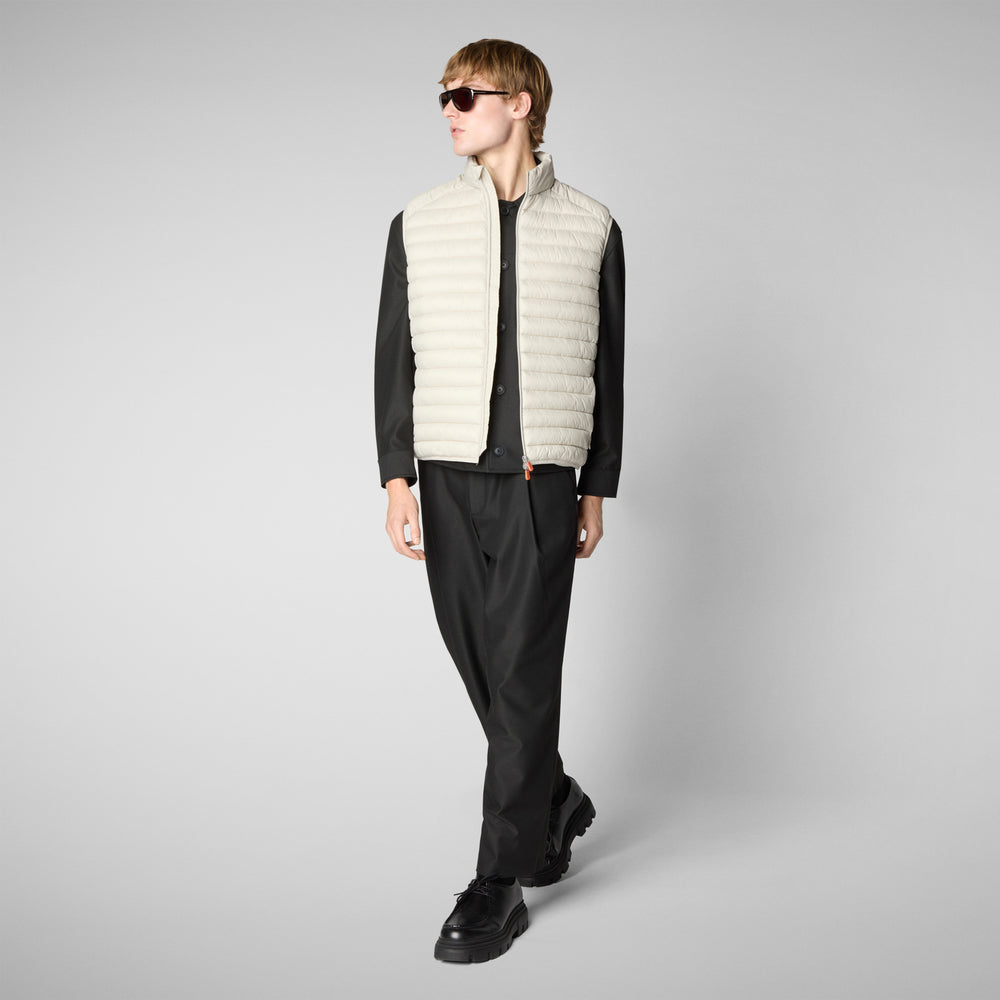 Save the duck Gilet imbottito uomo Adam Beige chiaro In Saldo