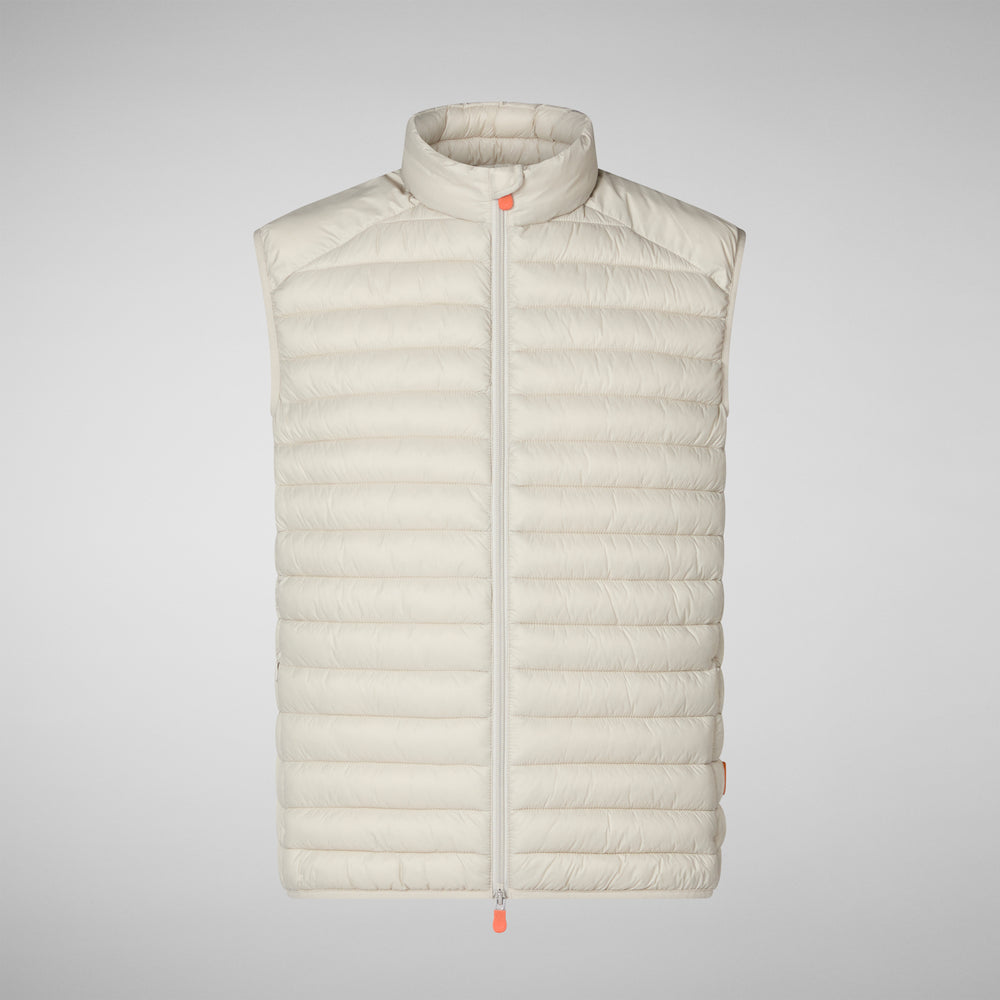 Save the duck Gilet imbottito uomo Adam Beige chiaro In Saldo