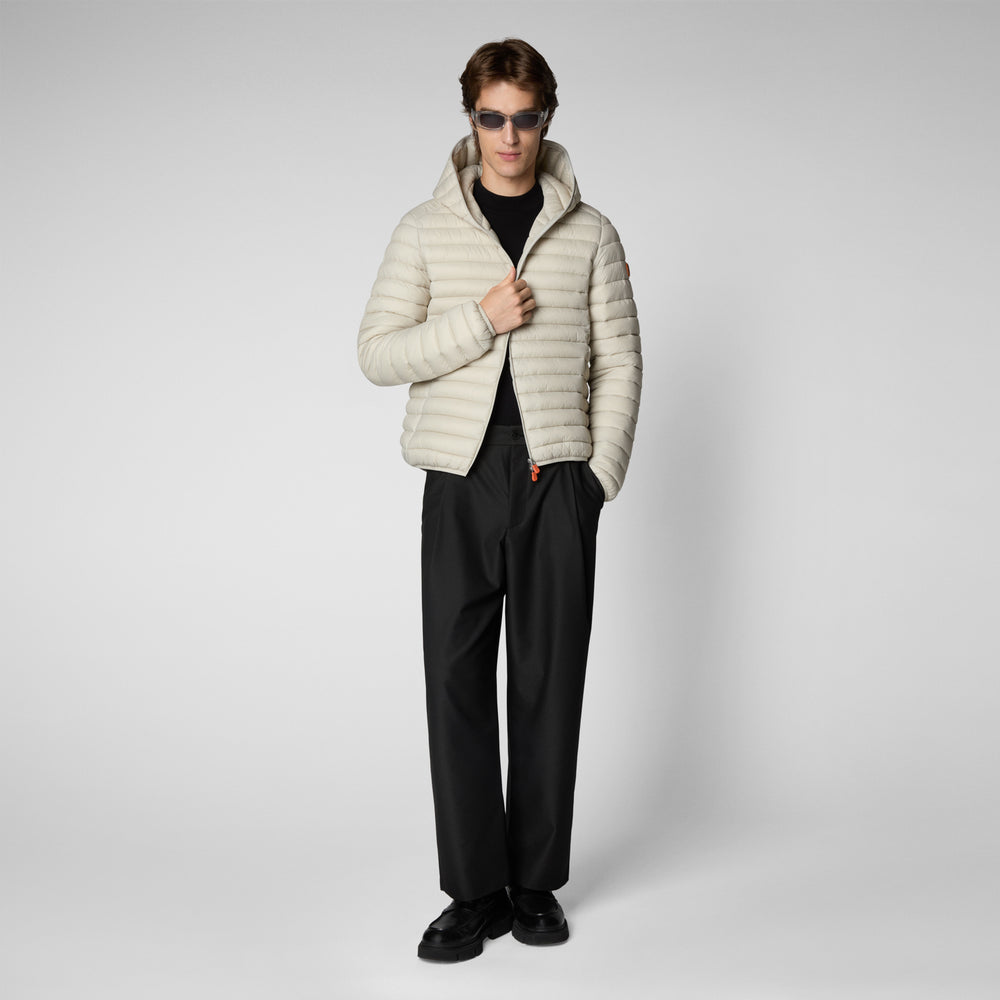 Save the duck Piumino animal free uomo Donald Beige chiaro Nuova