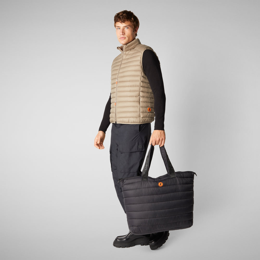 Save the duck Gilet imbottito uomo Adam Grigio elefante Nuovo