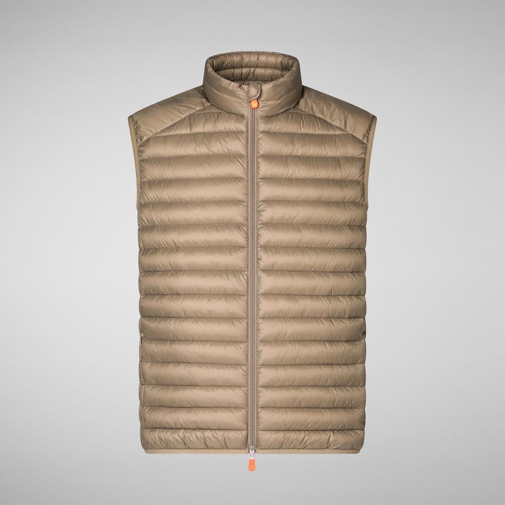 Save the duck Gilet imbottito uomo Adam Grigio elefante Nuovo