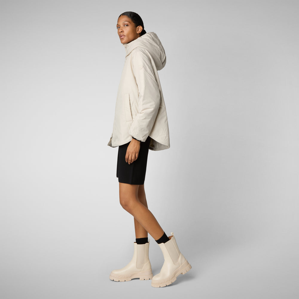 Save the duck CAPPOTTO CON CAPPUCCIO NIAZ RAINY BEIGE Vendita