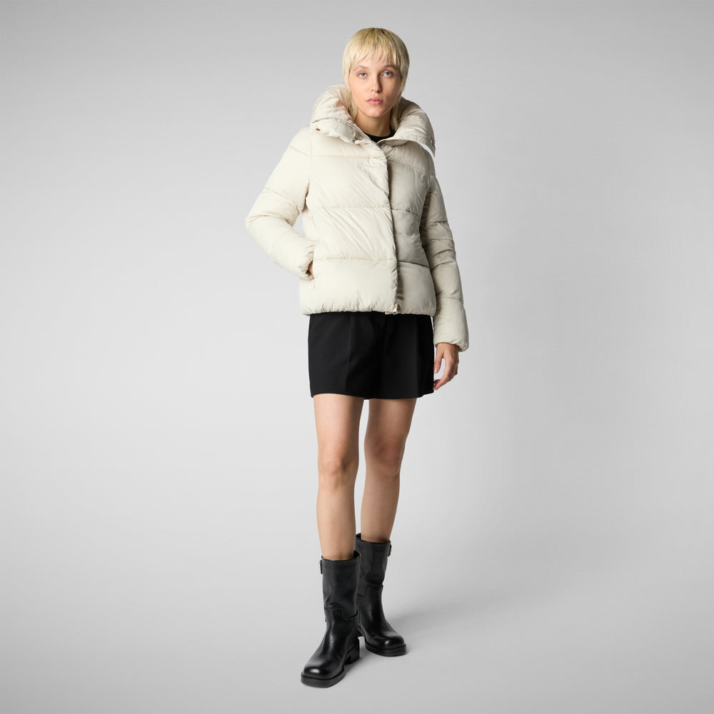 Save the duck PIUMINO ANIMAL FREE DONNA FELICITY BEIGE Negozi Online