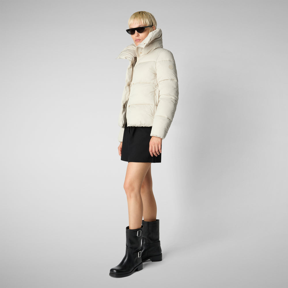 Save the duck PIUMINO ANIMAL FREE DONNA FELICITY BEIGE Negozi Online
