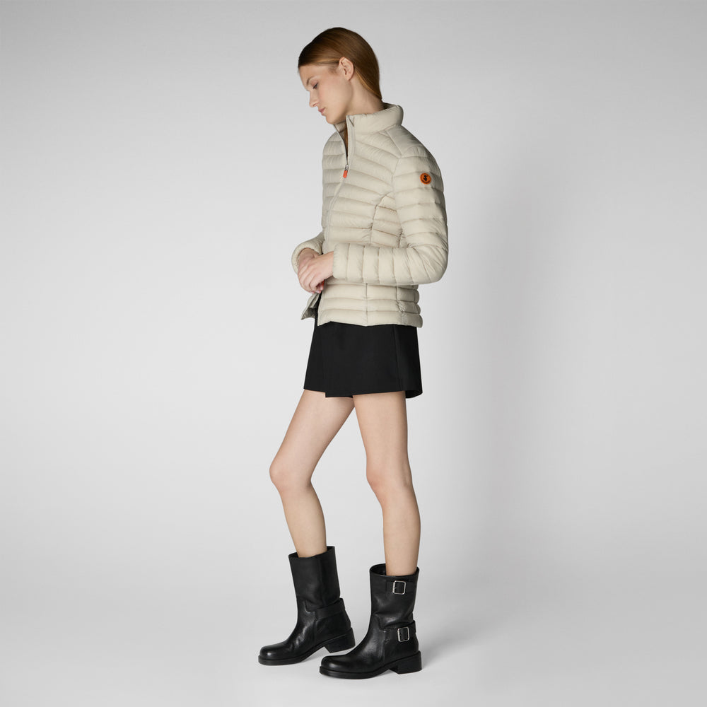 Save the duck Piumino animal free donna Carly Beige chiaro Promozione Limitata