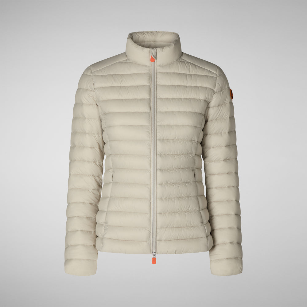 Save the duck Piumino animal free donna Carly Beige chiaro Promozione Limitata