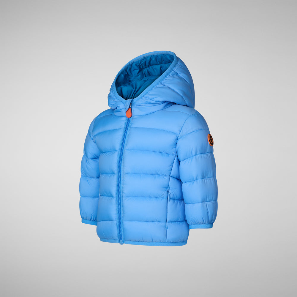 Save the duck PIUMINO ANIMAL FREE UNISEX WALLY BLU CERULEO Offerta