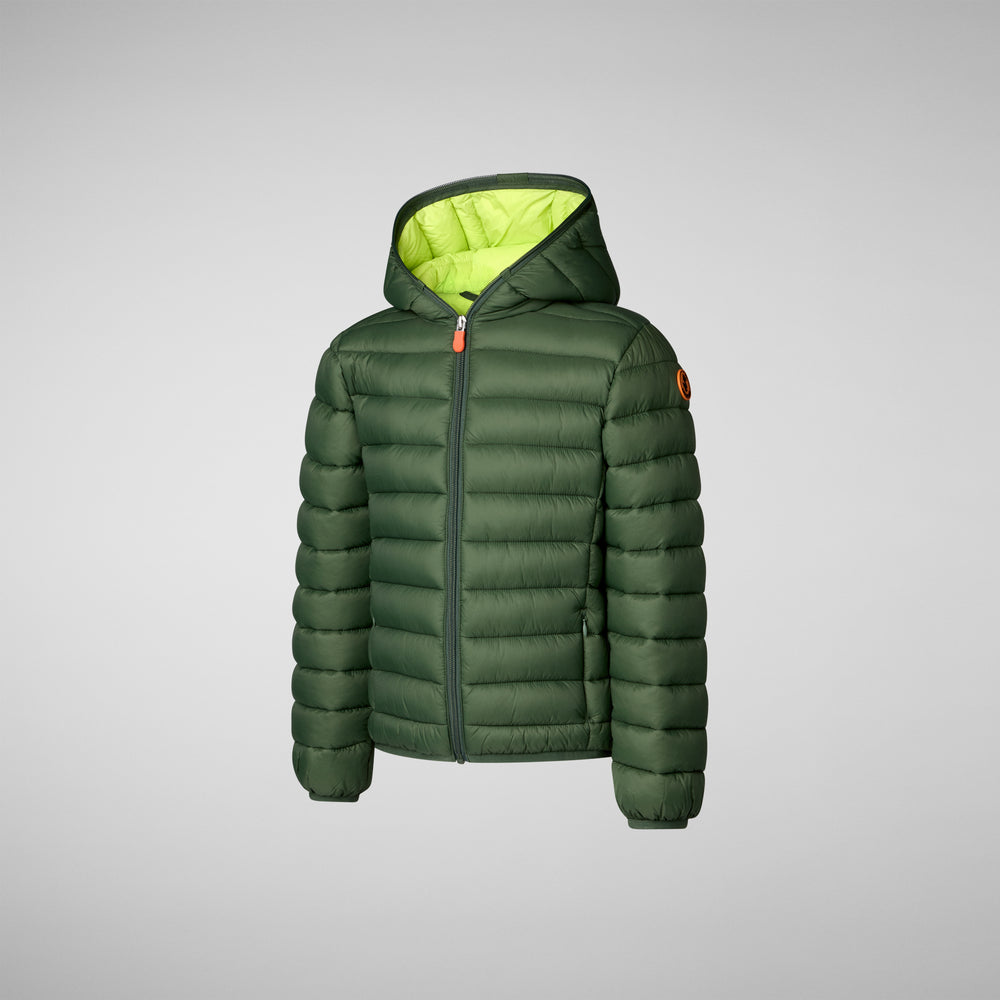 Save the duck PIUMINO ANIMAL FREE BAMBINO DONY VERDE TIMO In Vendita