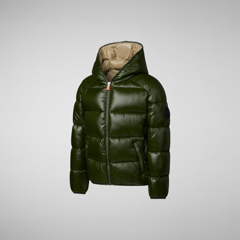 Save the duck PIUMINO ANIMAL FREE BAMBINO ARTIE VERDE BOSCO Vendita Economica