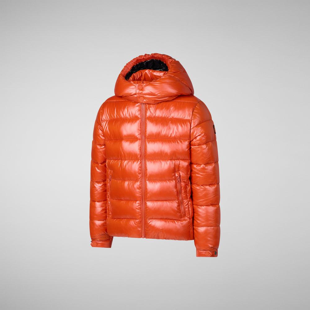 Save the duck PIUMINO ANIMAL FREE BAMBINO NILES ARANCIONE Vendite Flash