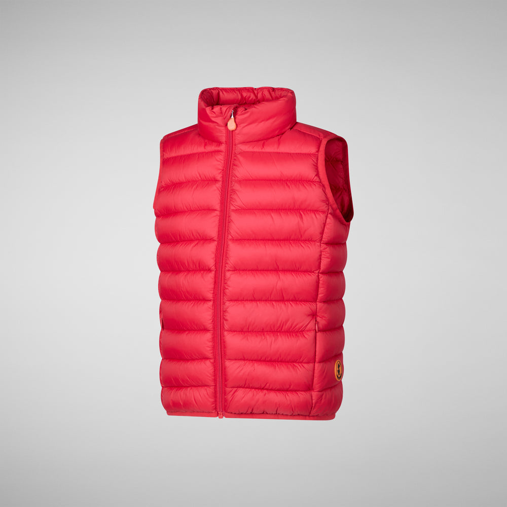 Save the duck GILET UNISEX BAMBINO ANDY ROSSO SCURO Negozio