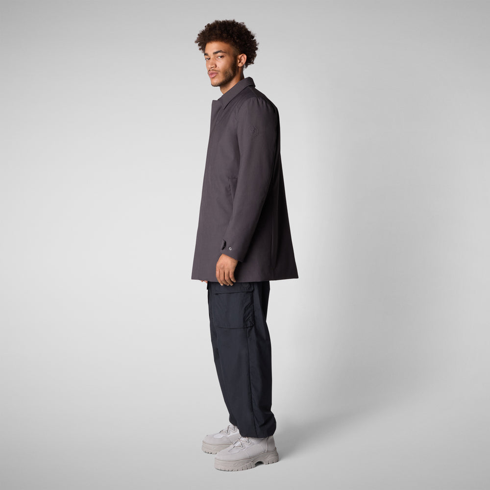 Save the duck PIUMINO ANIMAL FREE UOMO SAM CHARCOAL GREY 2025