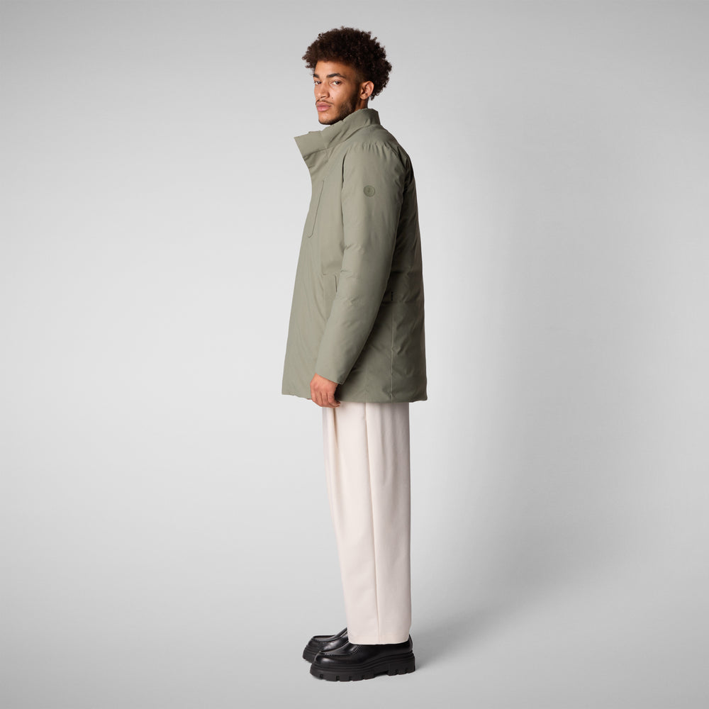 Save the duck PARKA UOMO SESLE IN SWAMP GREEN Vendita