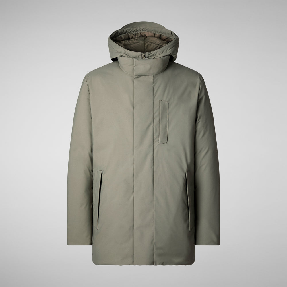 Save the duck PARKA UOMO SESLE IN SWAMP GREEN Vendita