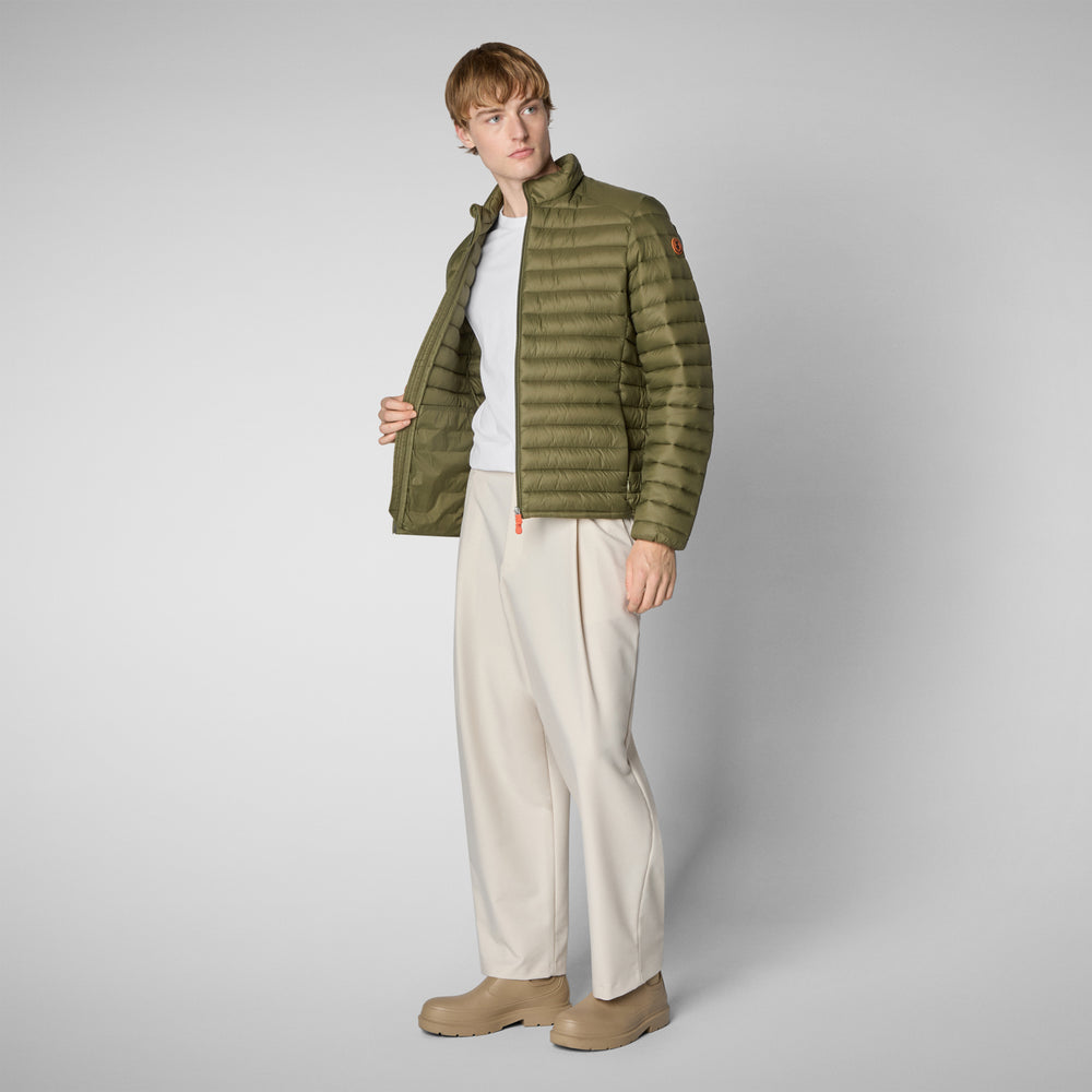 Save the duck Piumino animal free uomo Alexander Verde oliva Spedizione Gratuita