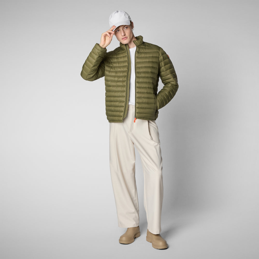 Save the duck Piumino animal free uomo Alexander Verde oliva Spedizione Gratuita