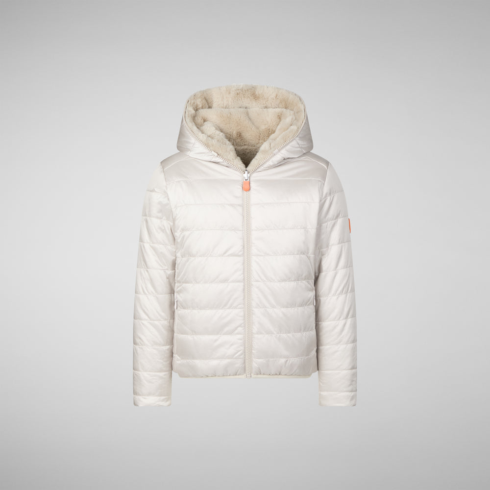 Save the duck GIACCA CON CAPPUCCIO BAMBINA CHLOE RAINY BEIGE Bestseller