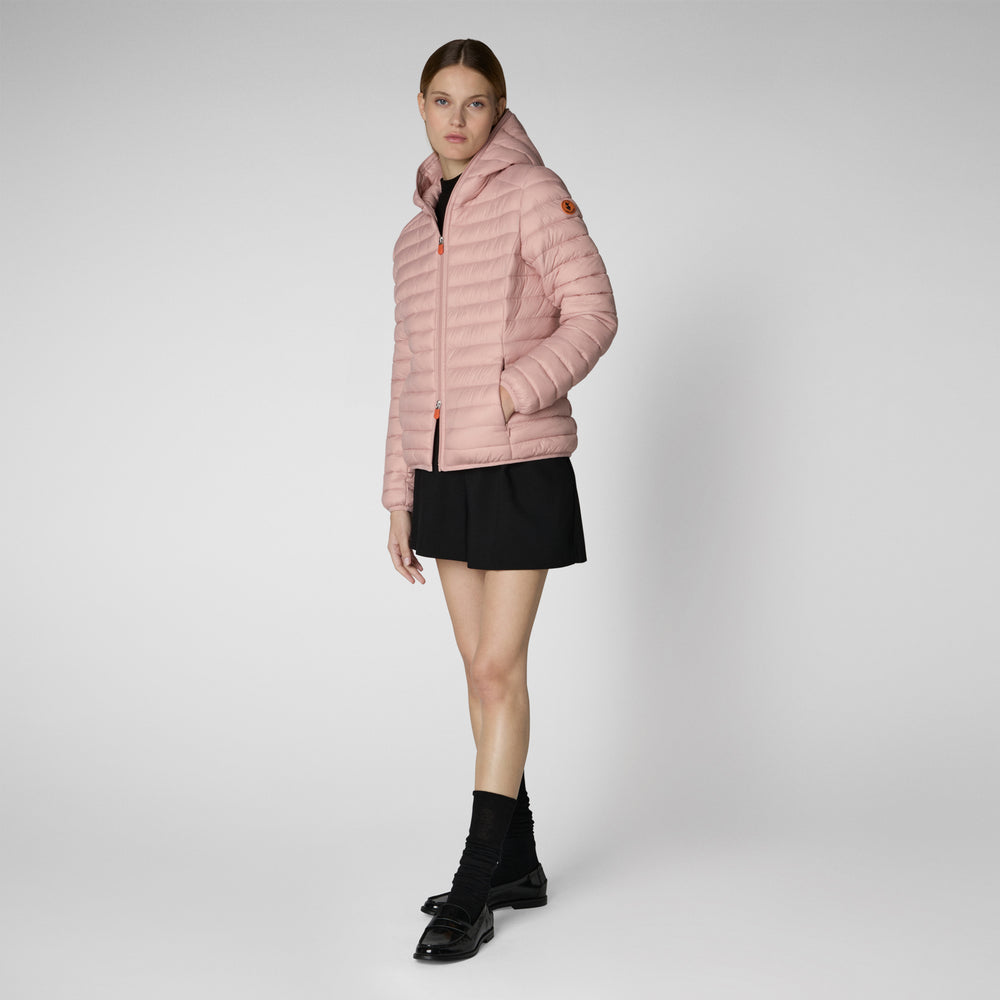 Save the duck Piumino animal free con cappuccio donna Daisy Rosa antico Hotsell