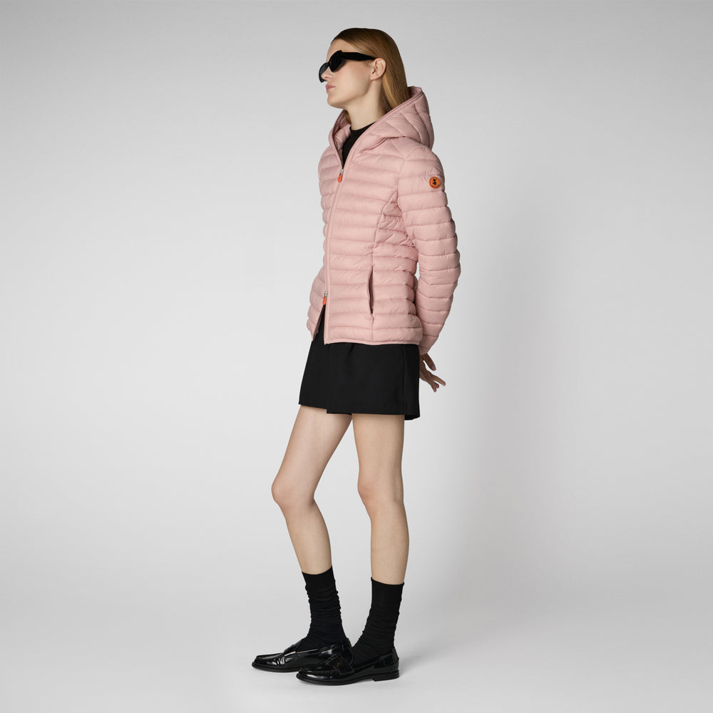 Save the duck Piumino animal free con cappuccio donna Daisy Rosa antico Hotsell