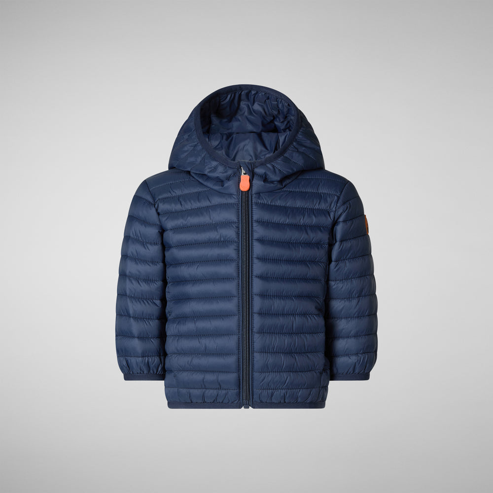 Save the duck Piumino animal free unisex Nene blu navy Vendita Calda