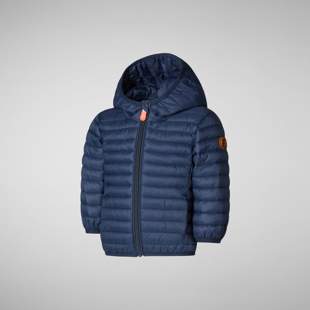 Save the duck Piumino animal free unisex Nene blu navy Vendita Calda