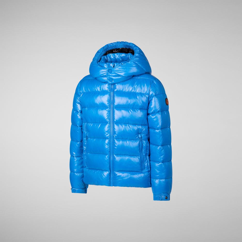 Save the duck PIUMINO ANIMAL FREE BAMBINO NILES BLU MIRTILLO Saldi Di Fabbrica