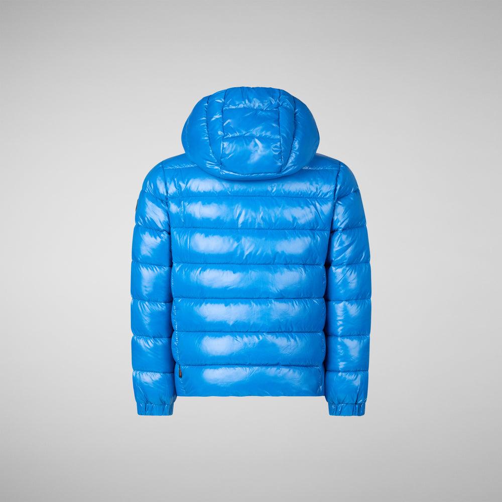 Save the duck PIUMINO ANIMAL FREE BAMBINO NILES BLU MIRTILLO Saldi Di Fabbrica